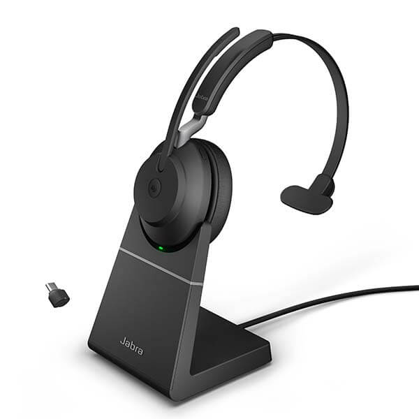 Jabra Evolve2 65, Link380c MS Mono Stand Back	